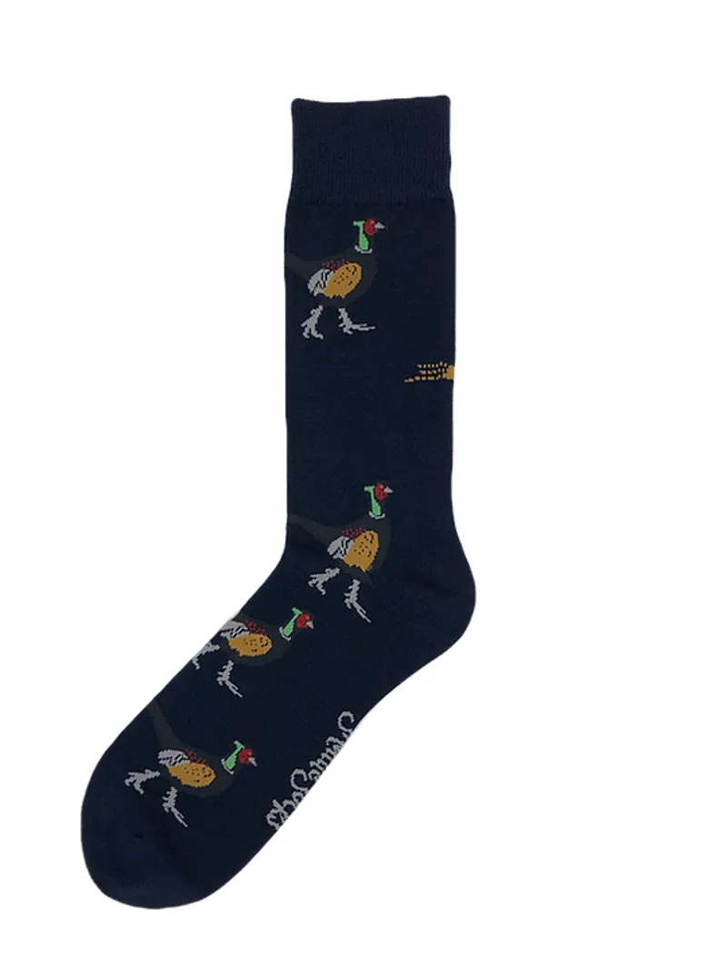ShuttleSocks Adult Pheasant Socks - Navy